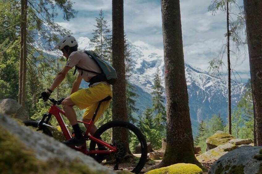 Live an eBike Mountain Bike Experience in the Heart of Chamonix Mont-Blanc