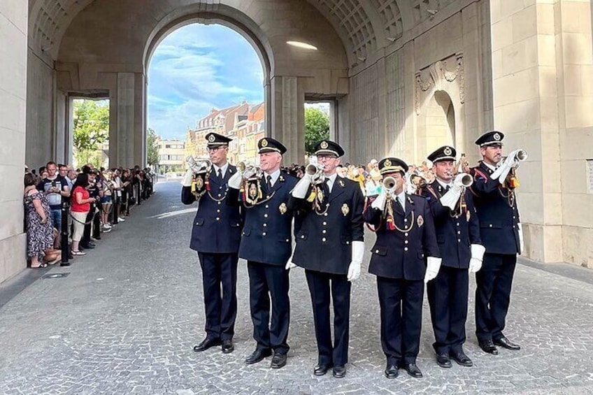Last Post Ceremony, Menin Gate, Ypres, Belgium.
