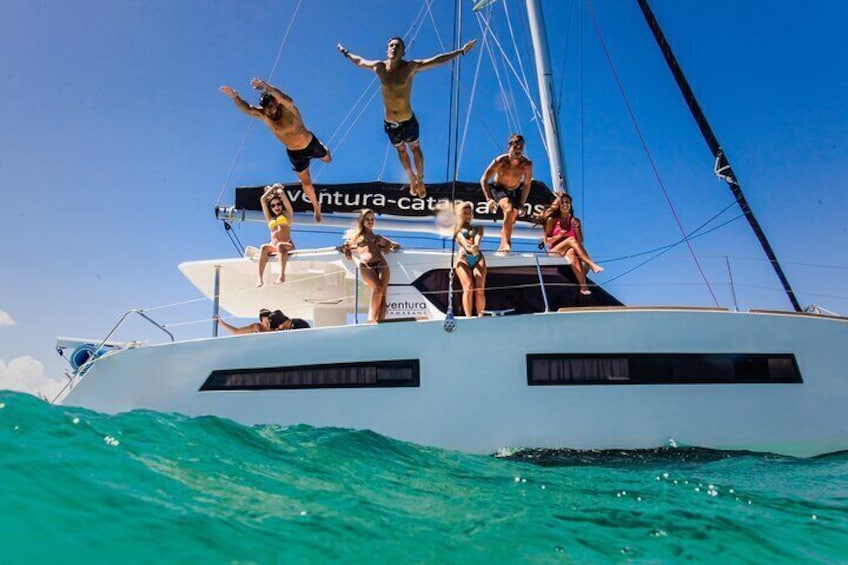 34" Sail Catamaran Coast & Fun Riviera Maya