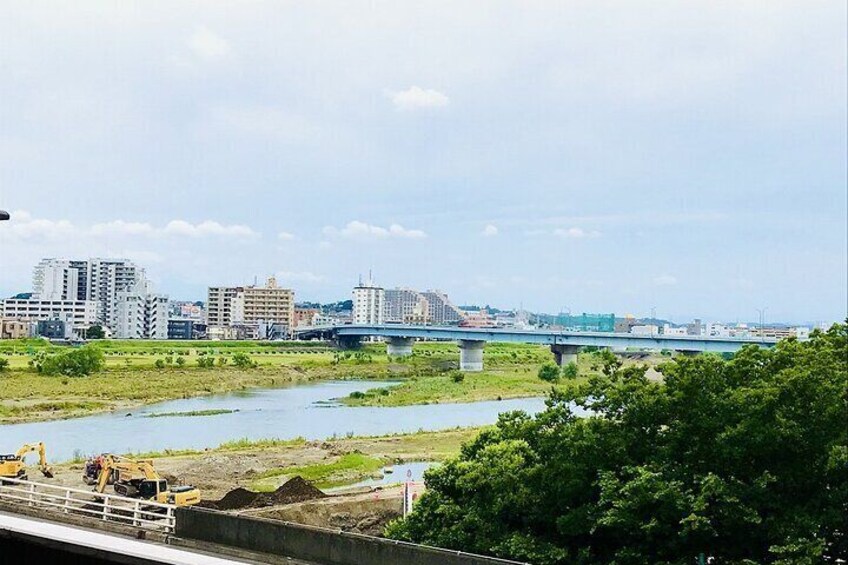 This is a photo of the Tama River.