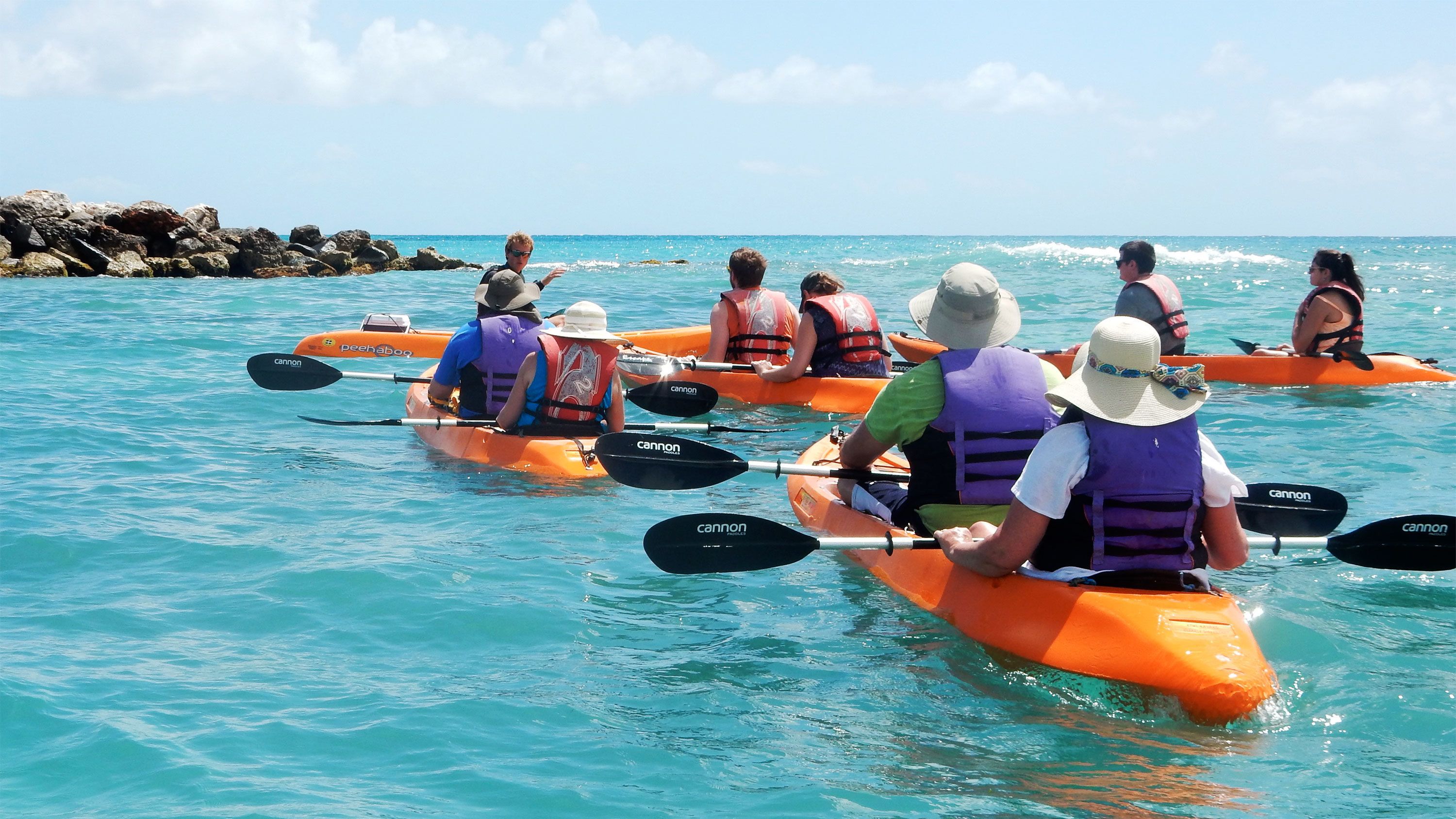 GlassBottom Kayak Tour at Kim Sha Beach