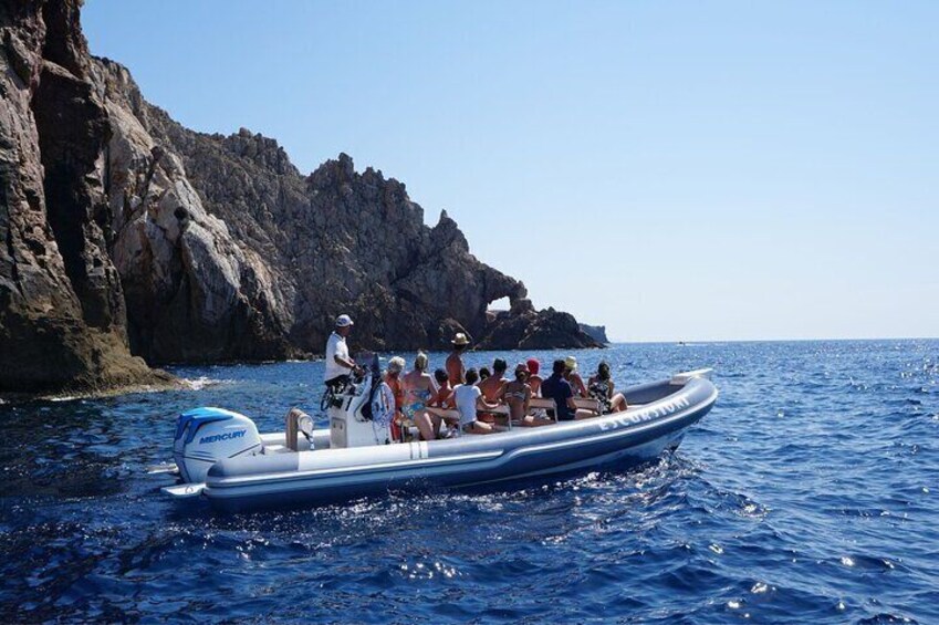 Dinghy tour to Buggerru in Southern Sardinia