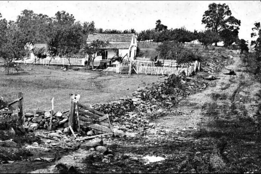 Walk the same streets that were left like this after the battle.