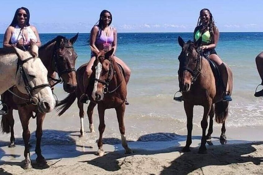 Private Bamboo Rafting and Horseback Riding in Jamaica