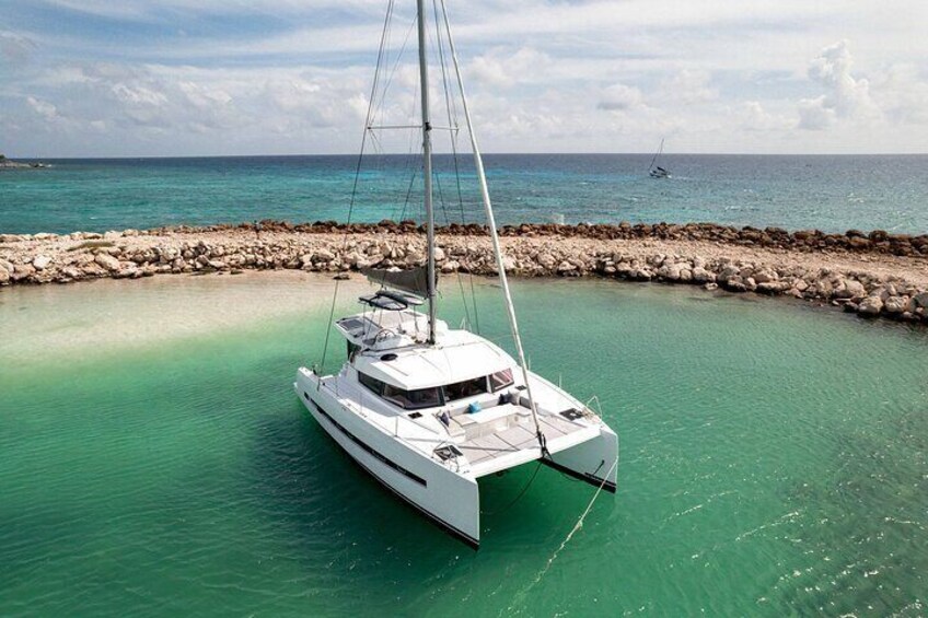 Riviera Maya: 4 hours Coast & Fun in 40' Catamaran Bali