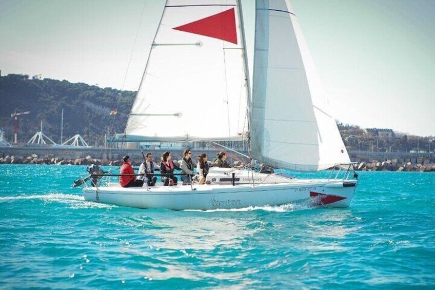 2 hour Sailing Experience on J80 Racing Yacht in Barcelona