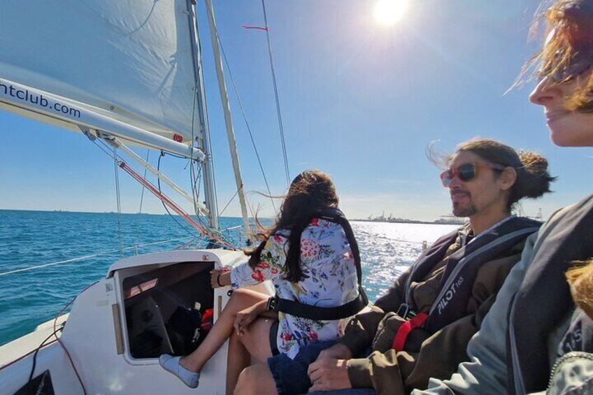 2 hour Sailing Experience on J80 Racing Yacht in Barcelona