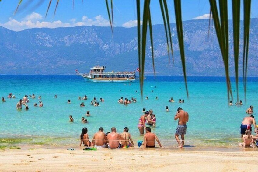 Cleopatra Island Boat Trip From Marmaris With Lunch and Drinks