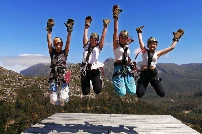 Ziplining in Cape Town