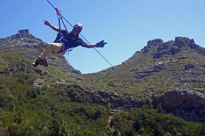 Private 2 hours Ziplining in Cape Town