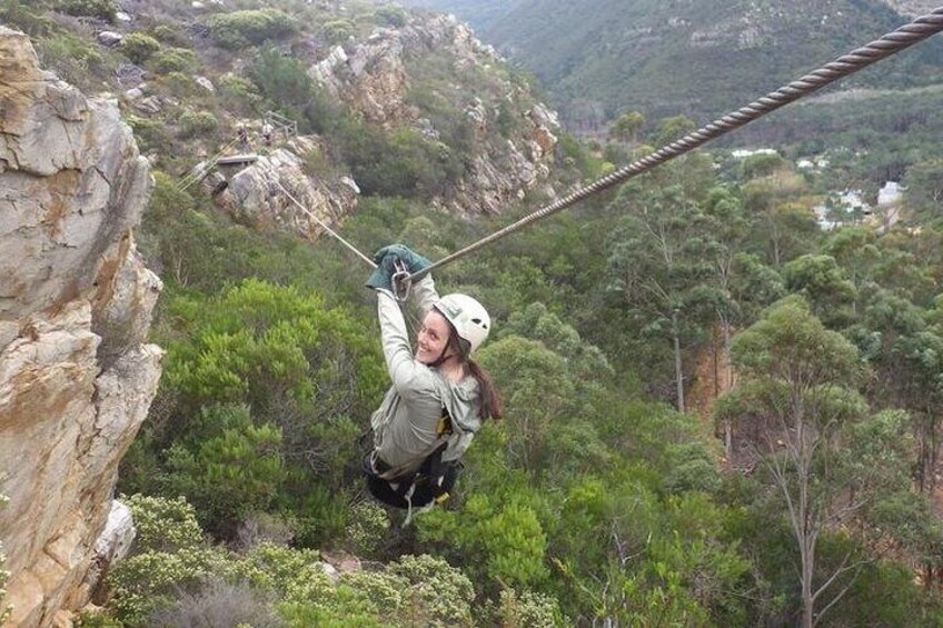 Private 2 hours Ziplining in Cape Town