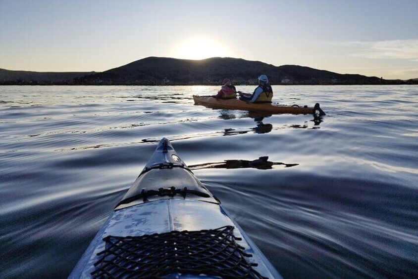 Uros Sunset Kayak Private Tour