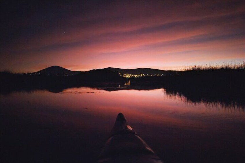 Uros Sunset Kayak Private Tour