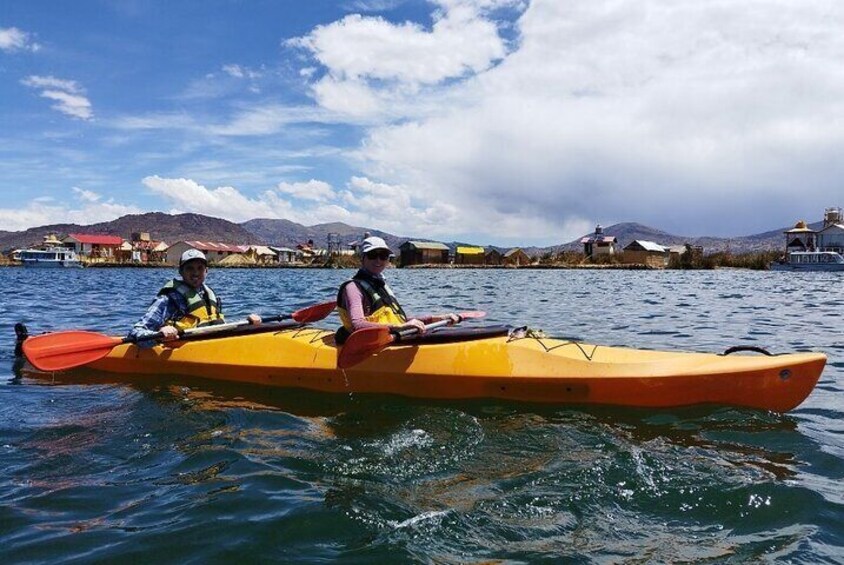 Uros Sunset Kayak Private Tour