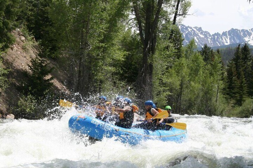 Exhilarating Blue River when we can raft it!