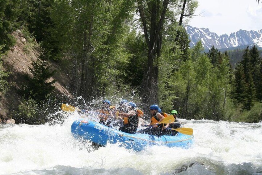 Exhilarating Blue River when we can raft it!