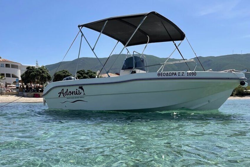 Explore zakynthos island with Adonis boat rental 