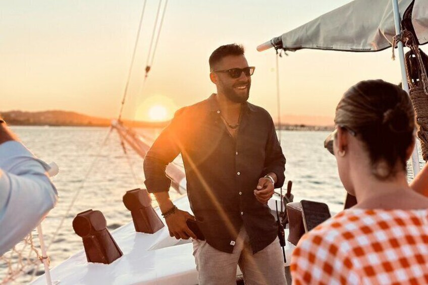 Corfu: Sunset Cruise on a Wooden Vessel with Cocktails & Bites