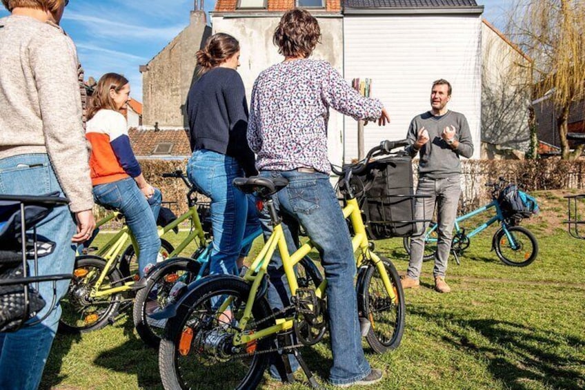 Bicycle tour in historic Ghent