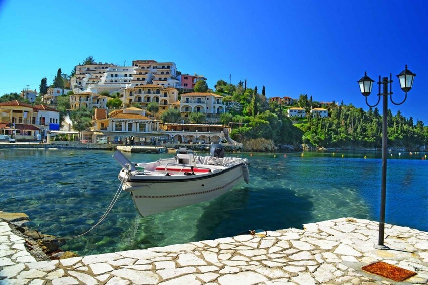 From Lefkimmi: Blue Lagoon and Syvota Village Cruise