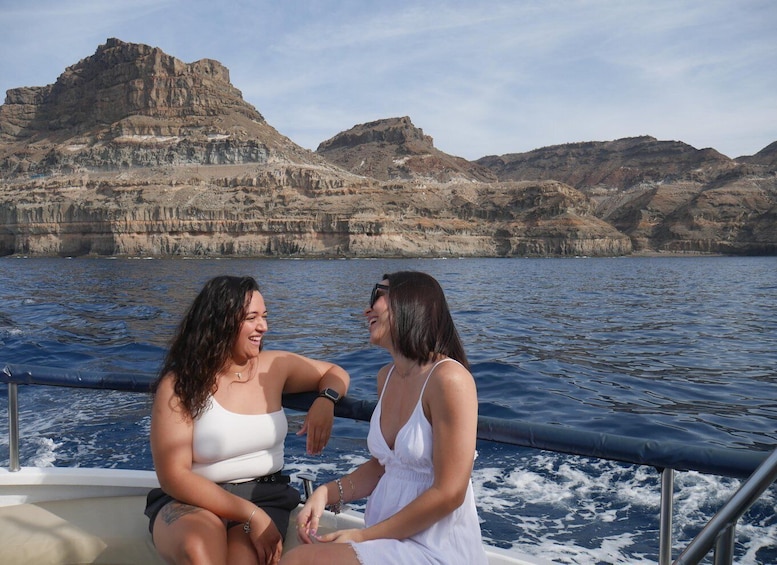 Picture 2 for Activity Explore Mogan: 2h Boat Tour with Wine & Local food Tasting