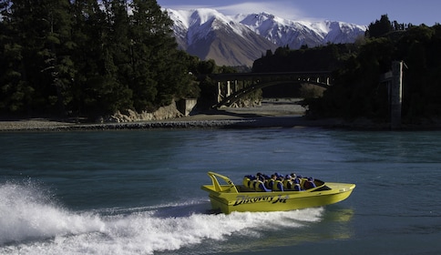 Christchurch Highlight Tour med Jet Boating - Rakaia Gorge
