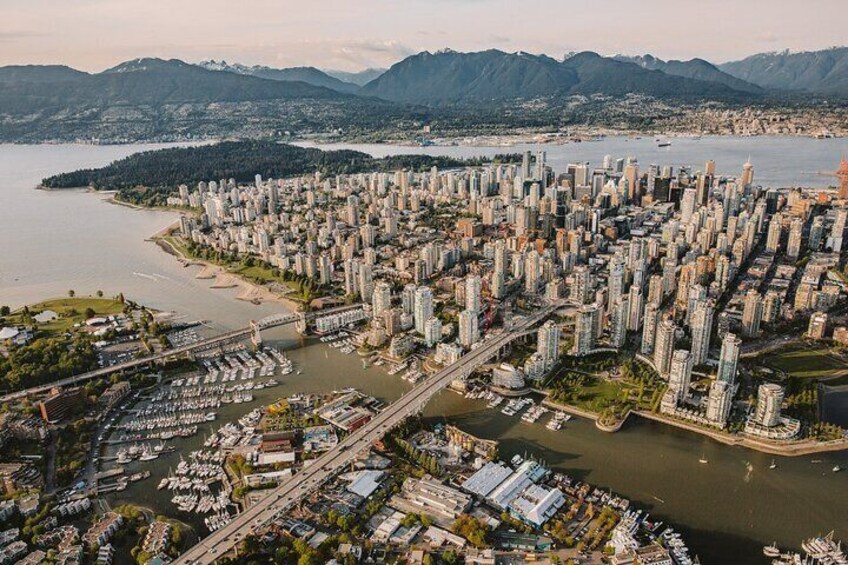 Pre/Post Cruise Helicopter Vancouver City Tour with Hotel Pickup