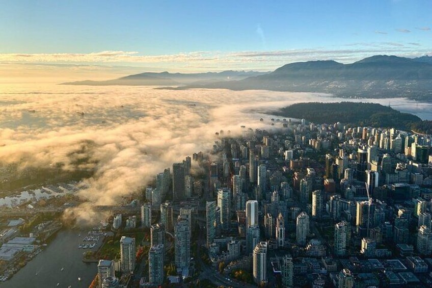 Pre/Post Cruise Helicopter Vancouver City Tour with Hotel Pickup