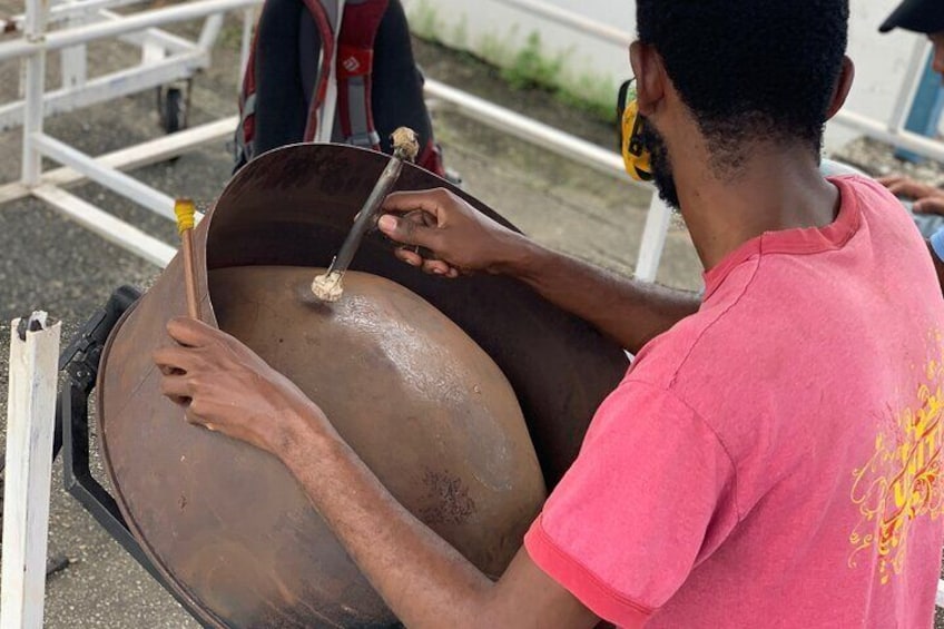 Private Steelpan Factory Tour in Port of Spain