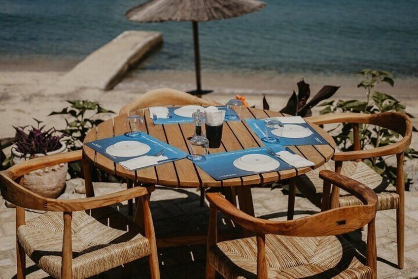 Lunch stop at Ammouliani town at a local fish restaurant (lunch not included in price – paid on spot)