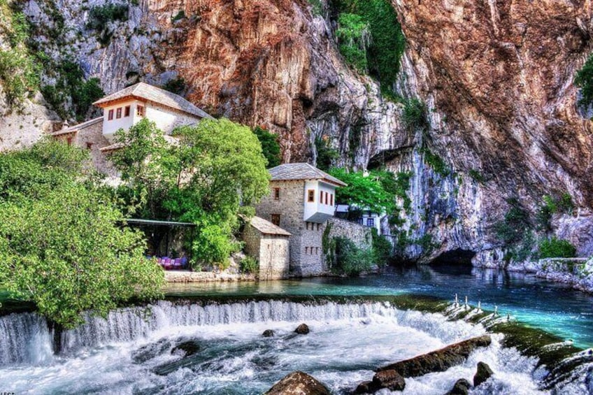 Blagaj Buna is one of the most beautiful sites in Herzegovina.