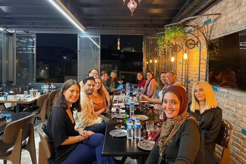 Turkish Food Night and Rooftop Experience Istanbul