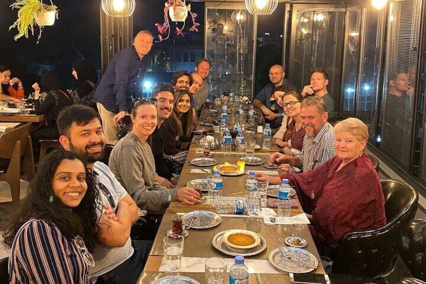 Turkish Food Night and Rooftop Experience