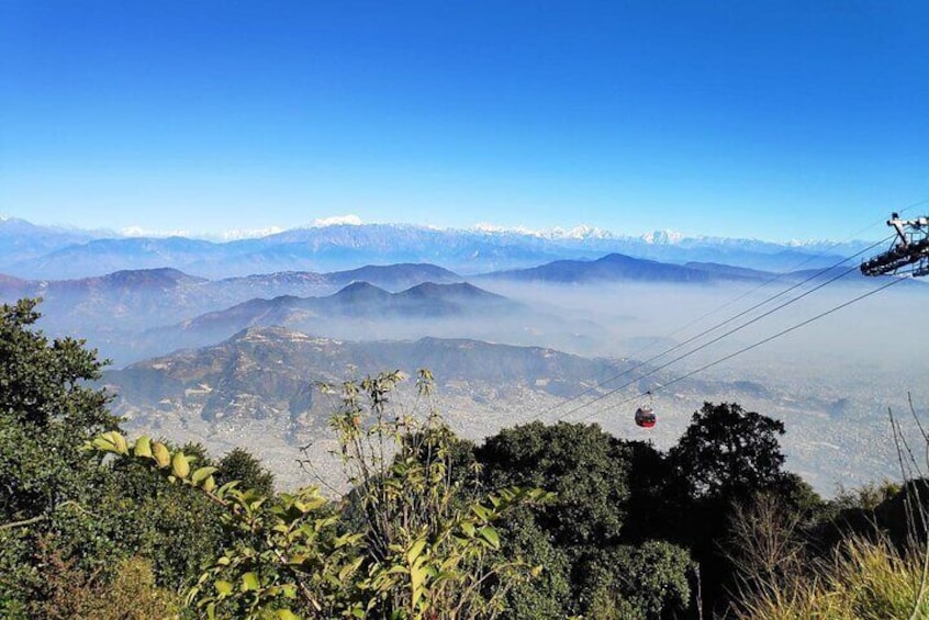 View from Chandragiri Hills towards North
