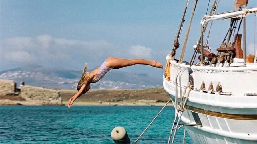 Full Day Cruise from Corfu in Classic Wooden Vessel, Swim & BBQ