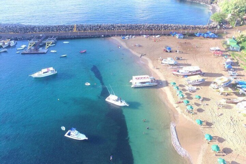 VIP evening with fish barbecue, salads on a catamaran