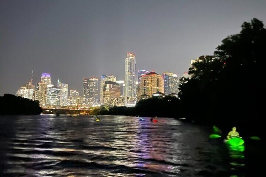 Downtown Sunset Kayak with 1.5 Million Bats