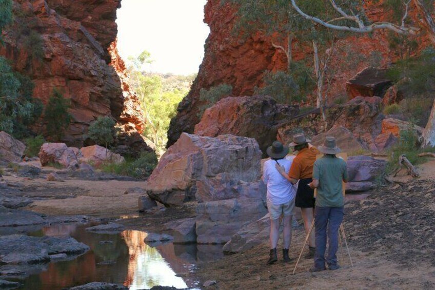 Simpsons Gap Sunset: Watercolour Painting Class