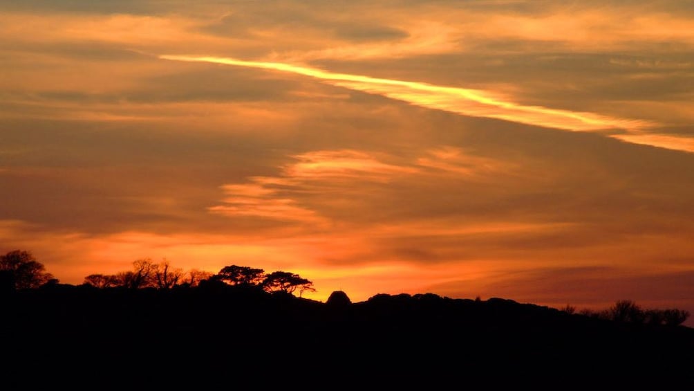 Beautiful sunset in York