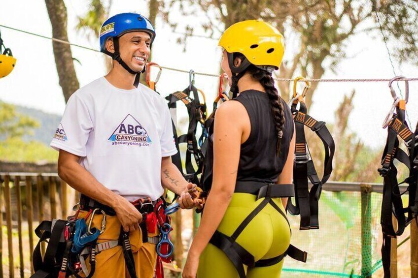 Combo Arenal Rafting and Canyoning Adventure in in Pocosol