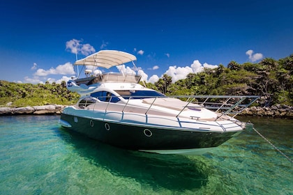 Riviera Maya, Tulum, Jacht 43" Azimut Kust & Plezier
