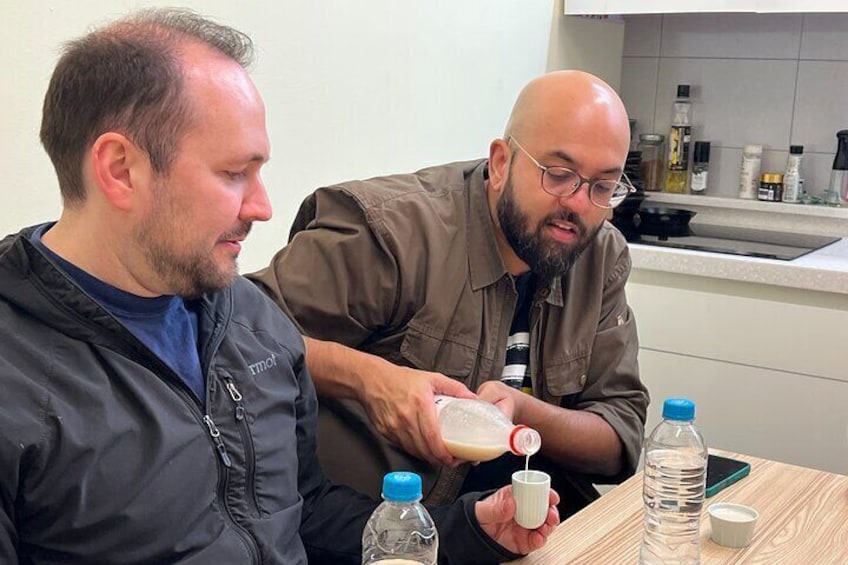 Rice Wine Tasting with Sommelier - Finest Makgeolli (& Soju)