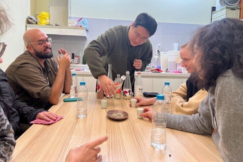 Rice Wine Tasting with Sommelier - Finest Makgeolli (& Soju)