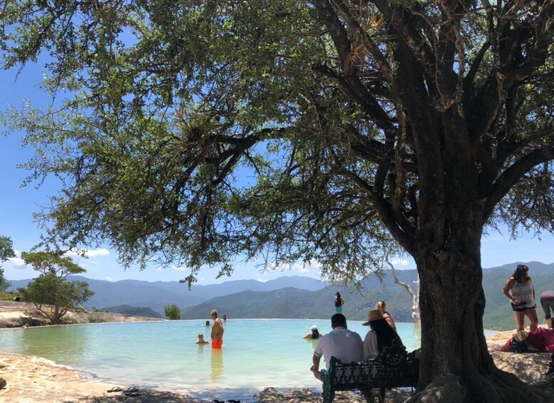 From Oaxaca de Juarez: Hierve el Agua and Mezcal Distillery