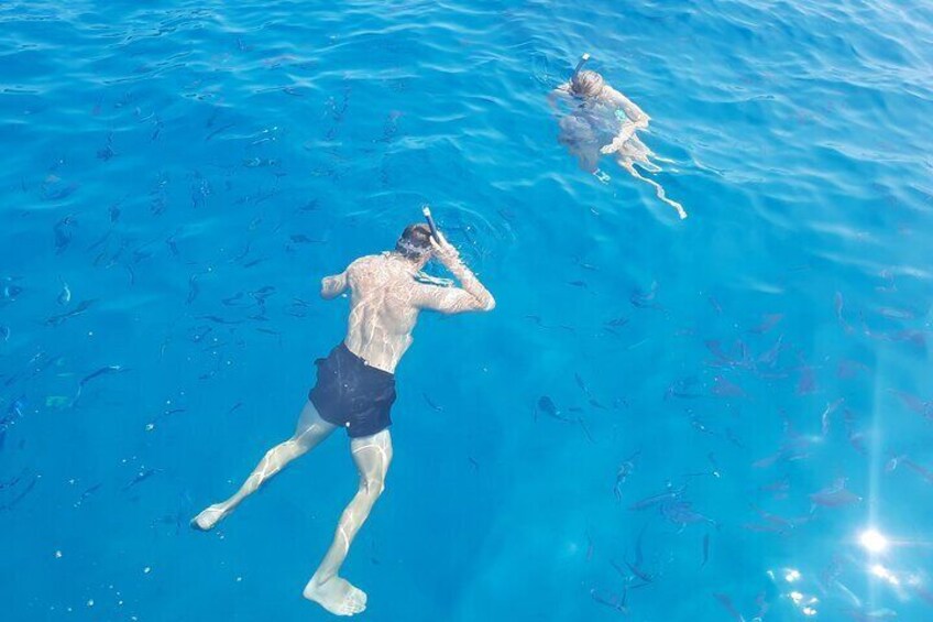 Private tour on a sailboat Swim and stand up paddle Antibes cape