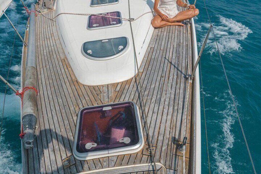 Private Sailboat Cruise Swimming and Paddle in Cap d'Antibes