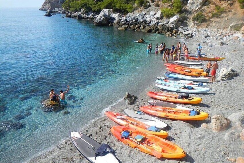 Kayak Cliffs of Maro