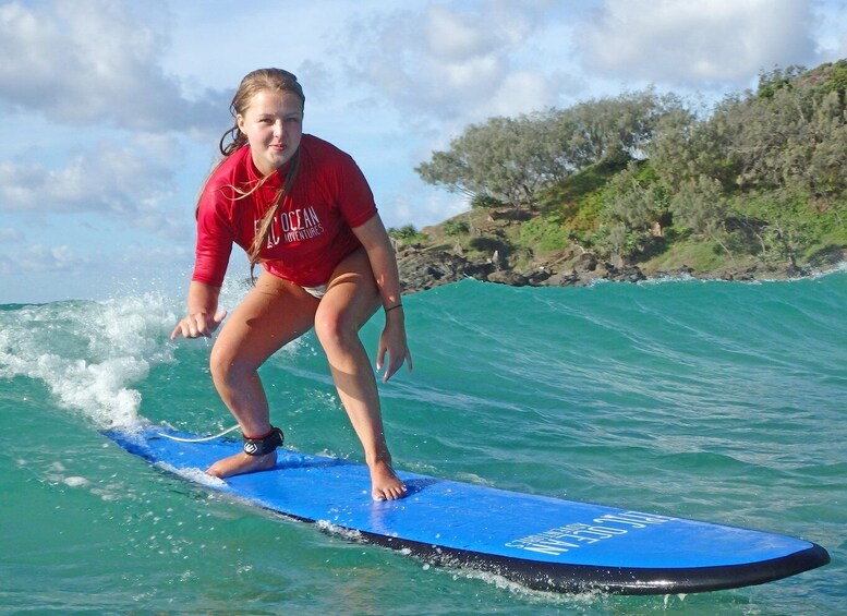 Picture 2 for Activity Rainbow Beach: 4WD Beach Drive Adventure and Surf Lesson