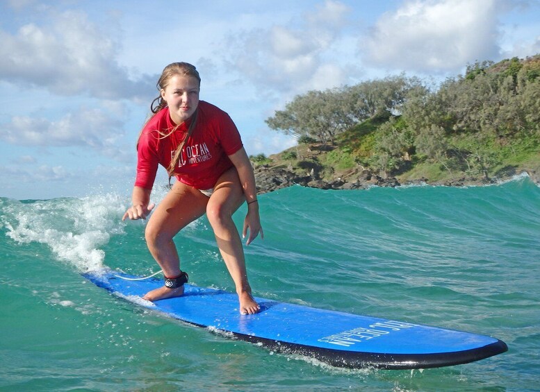 Picture 2 for Activity Rainbow Beach: 4WD Beach Drive Adventure and Surf Lesson