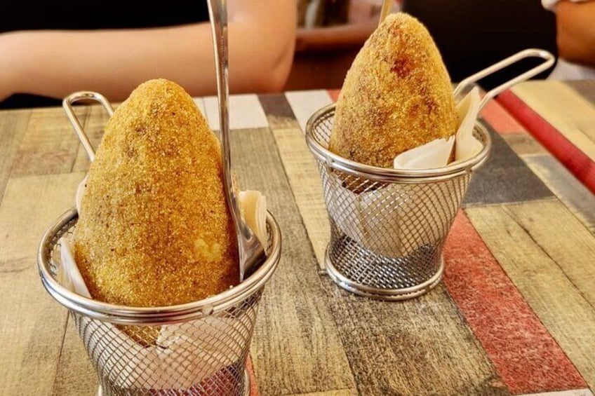Inspired when the Arabs ruled Sicily, the arancino is delicious Sicilian street food dating back to the 9th century!
